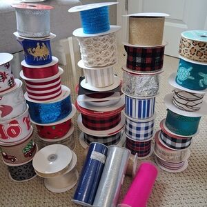 Bundle of Gift/Craft Ribbon 39 Rolls